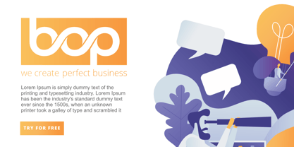 Ibrand Ligature Font Poster 4