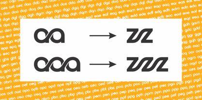 Ibrand Ligature Font Poster 7