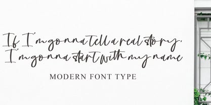 Gabrielle Font Poster 3