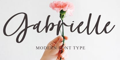Gabrielle Font Poster 1