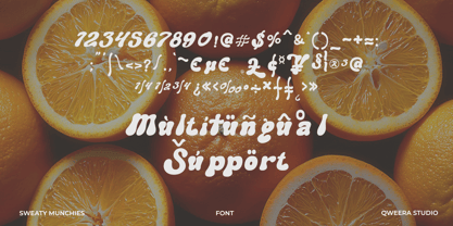 Sweaty Munchies Font Poster 8
