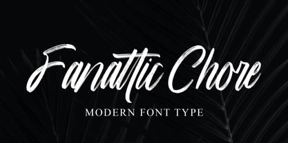 Fanattic Chore Font Poster 1
