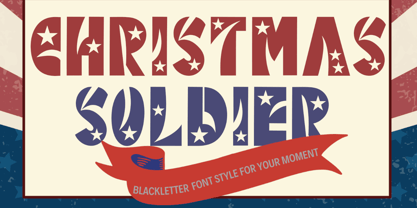 Christmas Soldier Font Poster 1