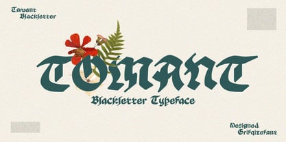 Tomant Blackletter Font Poster 1