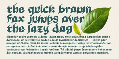 Tomant Blackletter Font Poster 4