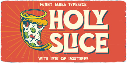 Holy Slice Font Poster 1