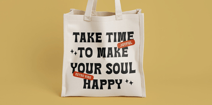 DT Baretro Font Poster 3