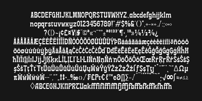 DT Baretro Font Poster 11