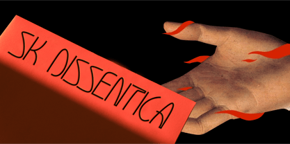 SK Dissentica Font Poster 15