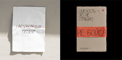 SK Dissentica Font Poster 7
