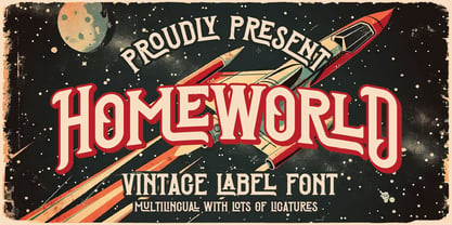 Homeworld Font Poster 1