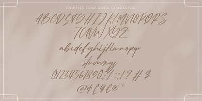 Pouities Font Poster 9