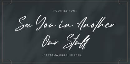 Pouities Font Poster 11