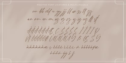 Pouities Font Poster 10