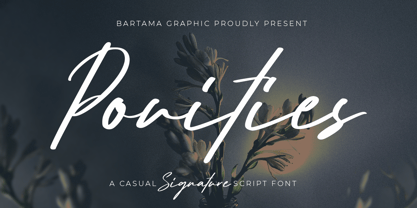 Pouities Font Poster 1