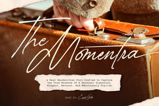 Momentra Font Poster 1