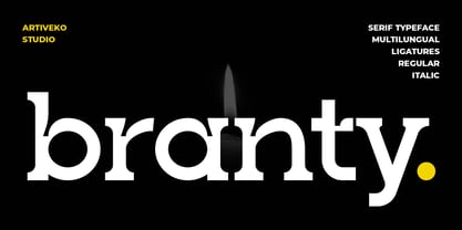 Branty Font Poster 1
