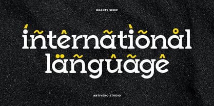 Branty Font Poster 5