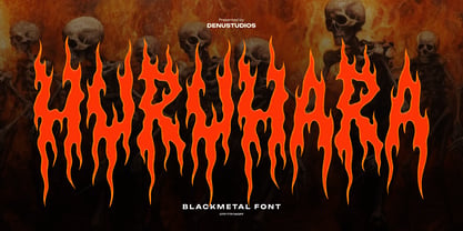 Huruhara Font Poster 1