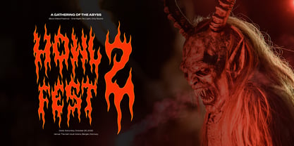 Huruhara Font Poster 4