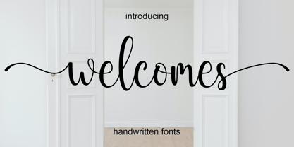 Welcomes Font Poster 1