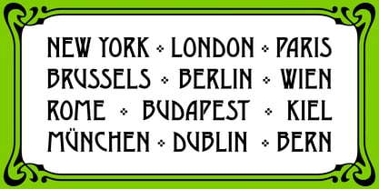 RMU Viennese Font Poster 5