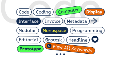Interform Mono Font Poster 6