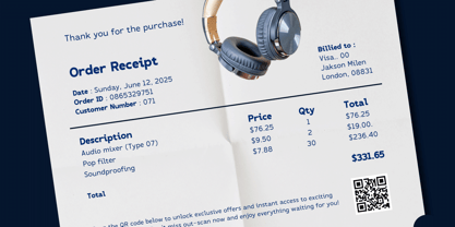 Interform Mono Font Poster 9