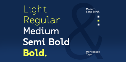 Interform Mono Font Poster 2