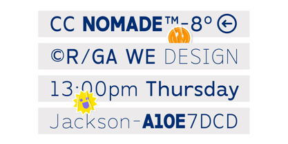 Interform Mono Font Poster 8