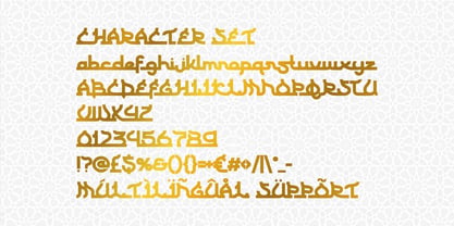 Sacred Mubarak Font Poster 5