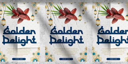 Sacred Mubarak Font Poster 4