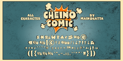 Cheino Font Poster 9