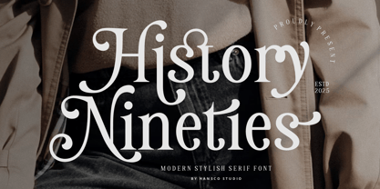 History Nineties Font Poster 1