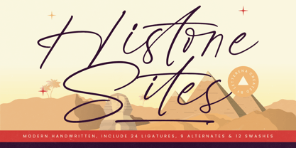 Histone Sites Font Poster 1