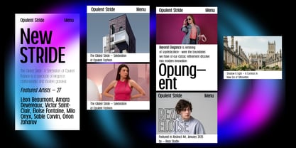 Nexora Font Poster 3