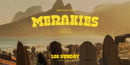 Banditor Font Poster 3