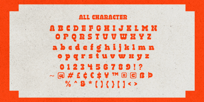 Banditor Font Poster 9