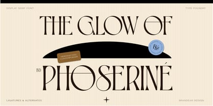 BD Phoserine Font Poster 1