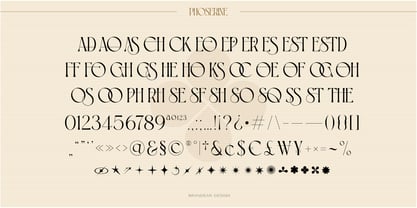 BD Phoserine Font Poster 15