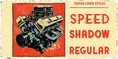 Piston Lover Font Poster 3