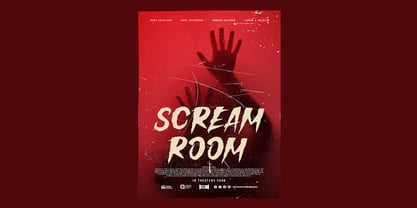 Danger Burnout Font Poster 2