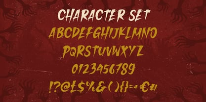 Danger Burnout Font Poster 5