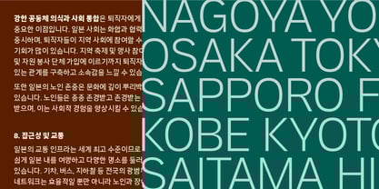Aaux Pro Korean Font Poster 5
