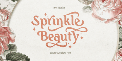 Sprinkle Beauty Font Poster 1