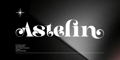 Astelin Font Poster 1