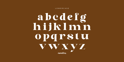 Astelin Font Poster 12