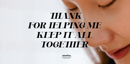 Astelin Font Poster 14