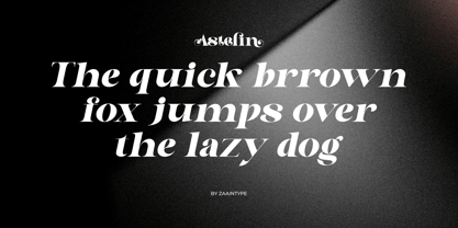 Astelin Font Poster 7