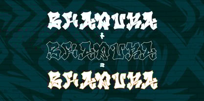 Beast Quotz Outline Font Poster 8